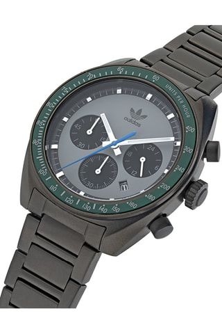 Stalen Quartz Horloge Edition One Chrono - Chronograaf - Zwart en Groen