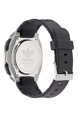 Hars Anadigitaal Horloge City Tech One Sst - Chronometer en GMT - Zwart en Zilverkleurig
