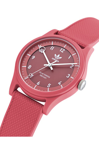 Ecologisch Hars Solar Quartz Horloge Project One - Koraalrood