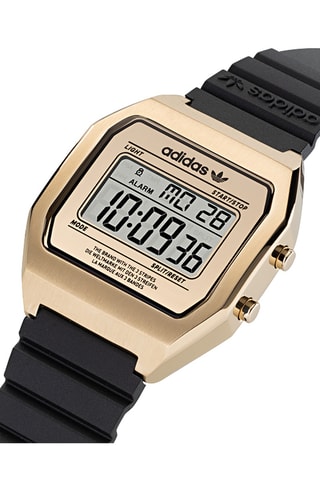 Hars Digitaal Horloge Digital Two - Chronometer - Zwart en Goudkleurig