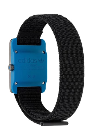 Nylon Quartz Horloge Retro Pop One - Zwart en Grijs