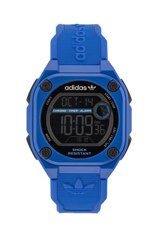 Hars Digitaal Horloge City Tech Two - Chronometer - Blauw en Zwart