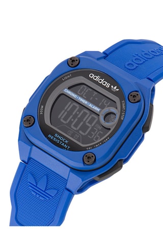 Hars Digitaal Horloge City Tech Two - Chronometer - Blauw en Zwart