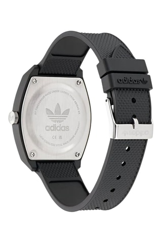 Hars Quartz Horloge Project Two Grfx - Zwart