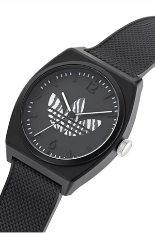 Hars Quartz Horloge Project Two Grfx - Zwart