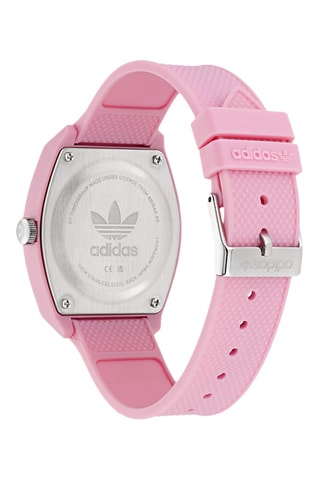 Hars Quartz Horloge Project Two Grfx - Roze en Wit