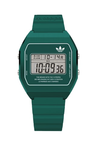 Hars Digitaal Horloge Digital Two - Chronometer - Groen en Grijs