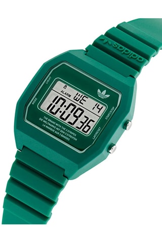 Hars Digitaal Horloge Digital Two - Chronometer - Groen en Grijs