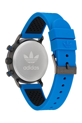 Silicone Quartz Horloge Code One Chrono - Chronograaf - Blauw en Zwart