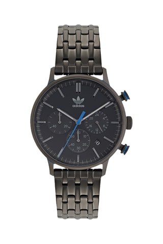 Stalen Quartz Horloge Code One Chrono - Chronograaf - Zwart