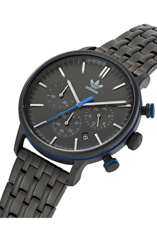Stalen Quartz Horloge Code One Chrono - Chronograaf - Zwart