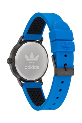 Silicone Quartz Horloge Code One - Blauw en Grijs