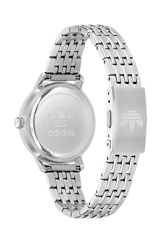 Stalen Quartz Horloge Code One Small - Zilverkleurig en Wit
