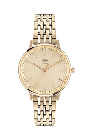 Stalen Quartz Horloge Code One Small - Goudkleurig