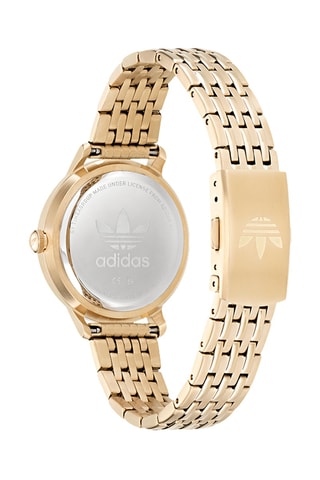 Stalen Quartz Horloge Code One Small - Goudkleurig