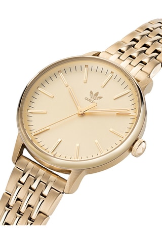 Stalen Quartz Horloge Code One Small - Goudkleurig