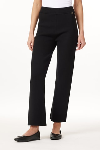 Pantalon slim 7/8 - Noir