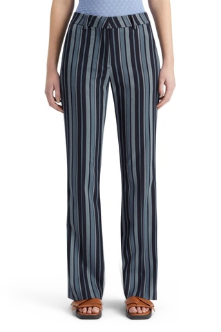 Pantalon flare - Bleu marine