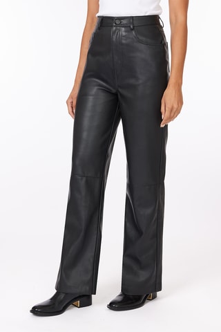 Pantalon taille haute - Noir