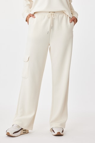 Pantalon taille haute - Marron clair