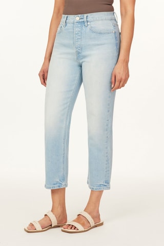 Jean droit 7/8 - Bleu clair