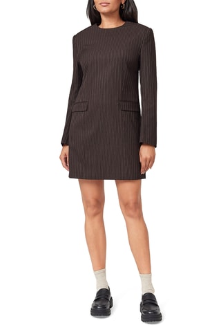 Robe droite - Marron