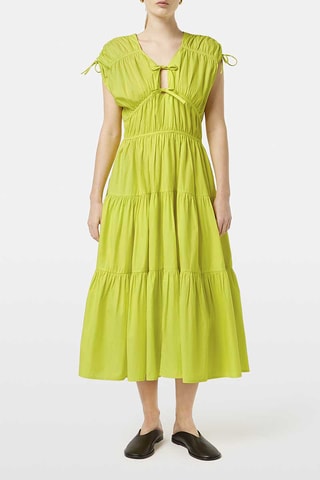 Robe midi - Jaune fluo