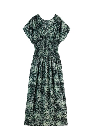 Robe longue - Vert et noir