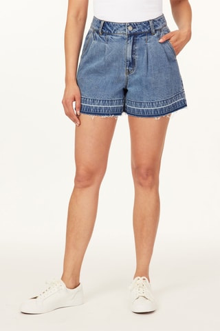 Short en jean - Bleu