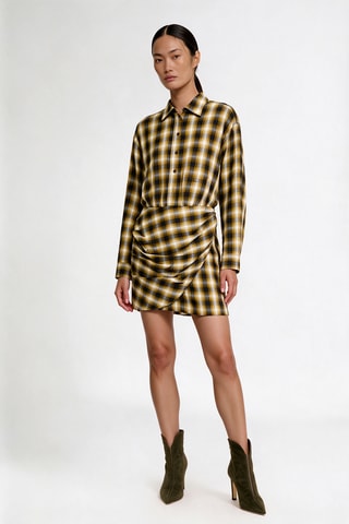 Robe fourreau - Jaune