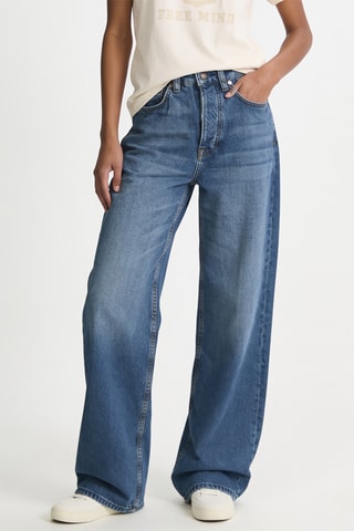 Jean wide legs - Bleu