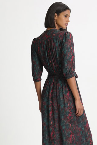 Robe portefeuille - Vert