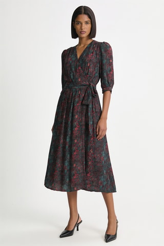 Robe portefeuille - Vert