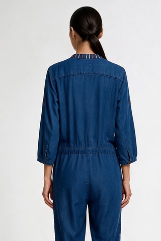 Combinaison en jean - Bleu foncé