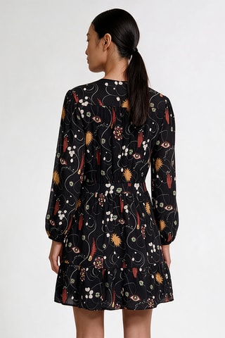 Robe portefeuille - Noir