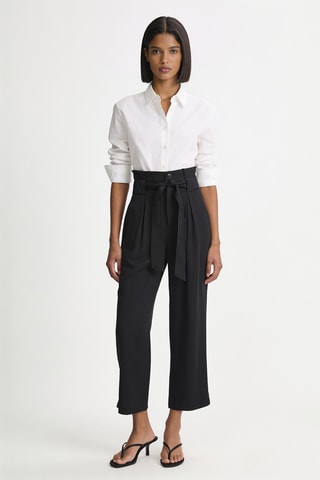 Pantalon 7/8 taille haute - Noir