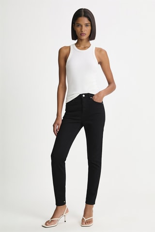 Jean en coton biologique - Noir