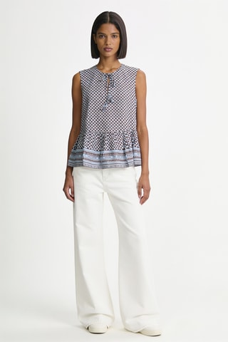 Top - Bleu clair