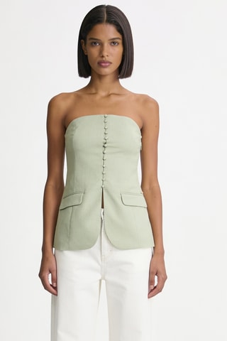 Top bustier - Vert clair