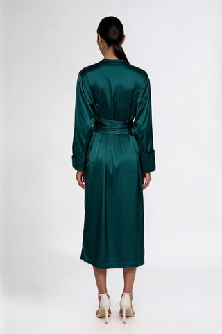 Robe midi - Vert émeraude