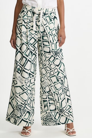 Pantalon wide legs - Blanc