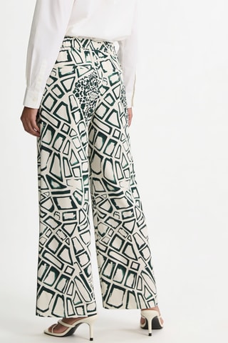 Pantalon wide legs - Blanc