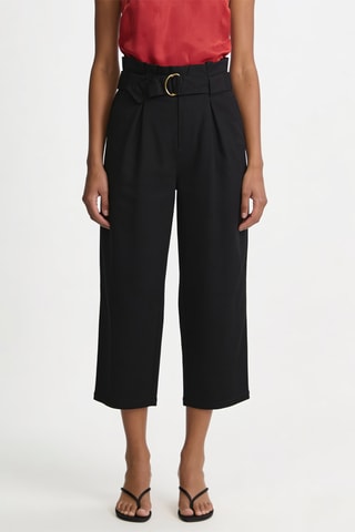 Pantacourt taille haute - Noir