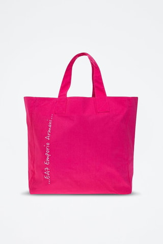 Tote bag réversible - Noir et fuchsia