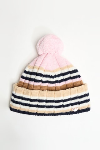 Bonnet en laine et cachemire - Rose