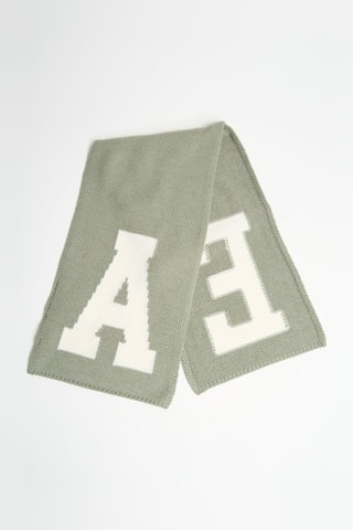 Echarpe en laine - Vert et beige
