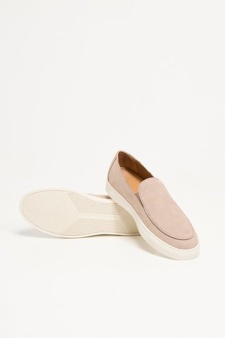 Slip-on en cuir de veau - Beige - EA7