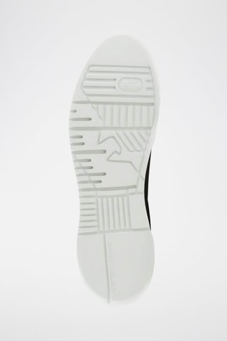 Baskets en cuir - Noir - Emporio Armani