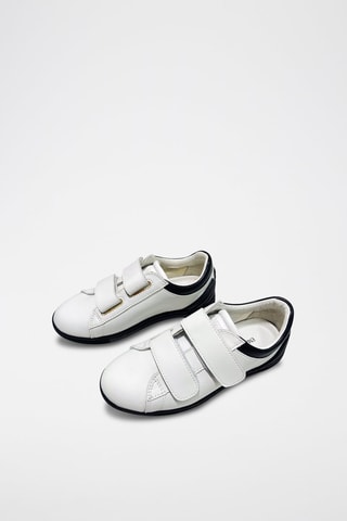 Baskets en cuir - Blanc - Emporio Armani