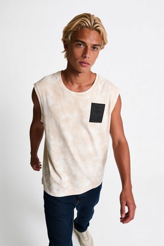 Hemd Tie and Dye - Beige